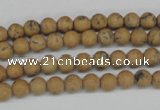 CRO08 15.5 inches 6mm round Chinese picture jasper beads wholesale