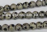 CRO101 15.5 inches 8mm round dalmatian jasper beads wholesale