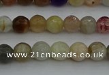 CRO1041 15.5 inches 6mm faceted round mixed gemstone beads