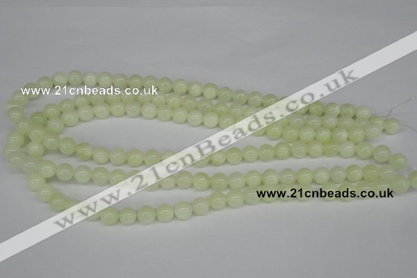 CRO110 15.5 inches 8mm round New jade beads wholesale