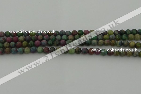 CRO1110 15.5 inches 4mm round ruby apatrite beads wholesale