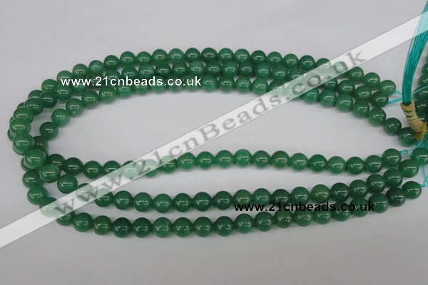 CRO113 15.5 inches 8mm round green aventurine beads wholesale