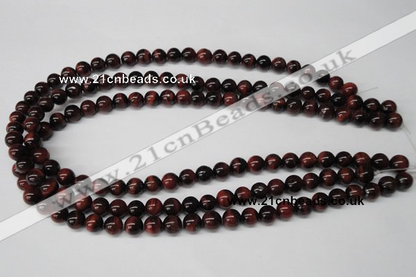 CRO116 15.5 inches 8mm round red tiger eye beads wholesale