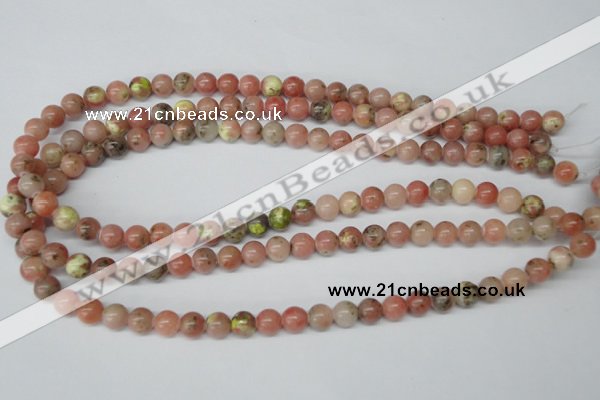 CRO123 15.5 inches 8mm round rhodochrosite gemstone beads wholesale