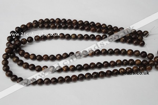 CRO124 15.5 inches 8mm round bronzite gemstone beads wholesale