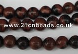 CRO126 15.5 inches 8mm round mahogany obsidian beads wholesale