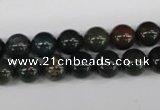 CRO141 15.5 inches 8mm round bloodstone beads wholesale