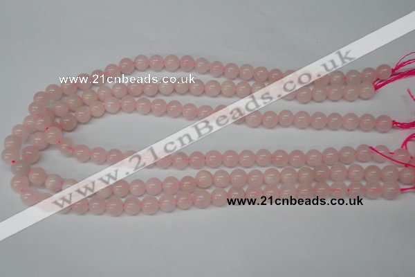 CRO145 15.5 inches 8mm round rose quartz beads wholesale