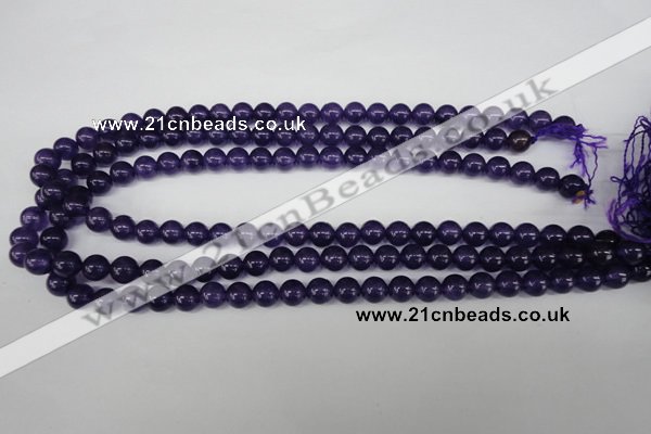 CRO148 15.5 inches 8mm round dyed amethyst beads wholesale