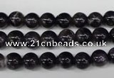 CRO149 15.5 inches 8mm round natural amethyst beads wholesale