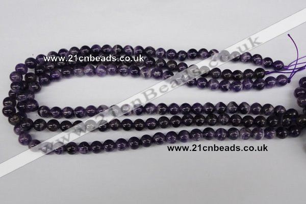 CRO150 15.5 inches 8mm round dogtooth amethyst beads wholesale