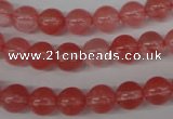 CRO157 15.5 inches 8mm round cherry quartz beads wholesale