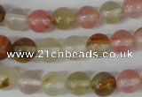 CRO158 15.5 inches 8mm round volcano cherry quartz beads wholesale