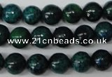 CRO223 15.5 inches 10mm round dyed chrysocolla beads wholesale