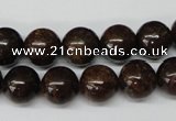 CRO230 15.5 inches 10mm round bronzite gemstone beads wholesale