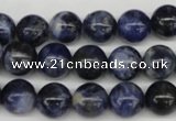 CRO239 15.5 inches 10mm round sodalite gemstone beads wholesale