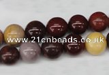 CRO248 15.5 inches 10mm round mookaite gemstone beads wholesale