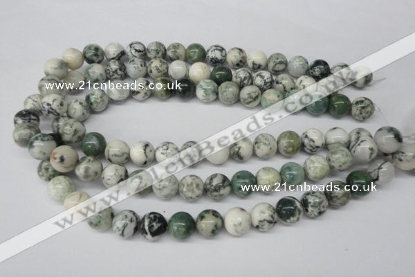 CRO300 15.5 inches 12mm round tree agate beads wholesale