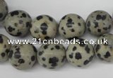 CRO320 15.5 inches 12mm round dalmatian jasper beads wholesale