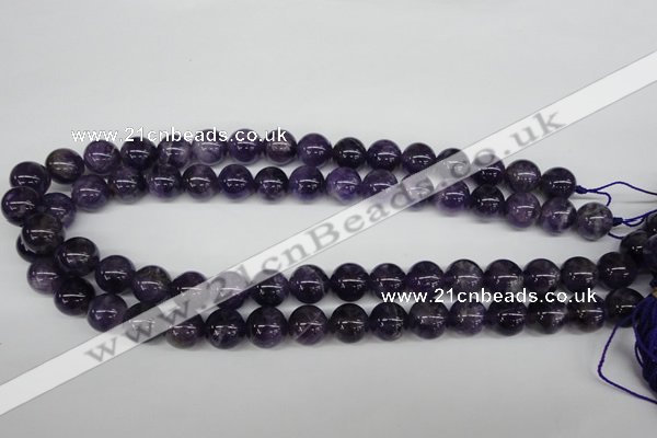 CRO337 15.5 inches 12mm round dogtooth amethyst beads wholesale