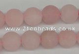 CRO342 15.5 inches 12mm round rose quartz beads wholesale