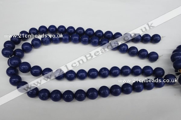 CRO345 15.5 inches 12mm round synthetic lapis lazuli beads wholesale