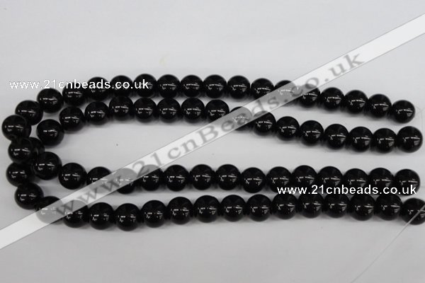 CRO353 15.5 inches 12mm round blackstone beads wholesale