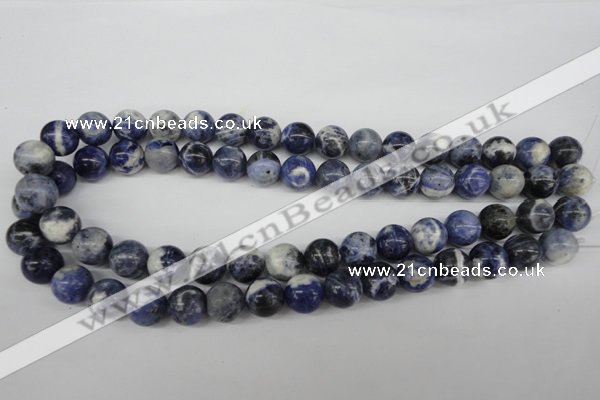 CRO358 15.5 inches 12mm round sodalite gemstone beads wholesale