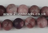 CRO392 15.5 inches 14mm round dyed kiwi stone beads wholesale