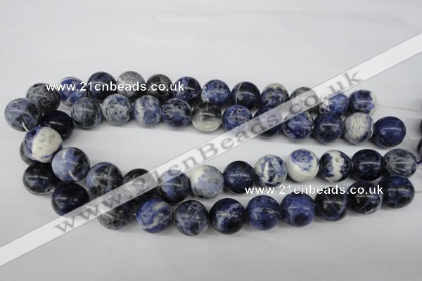 CRO423 15.5 inches 16mm round sodalite gemstone beads wholesale