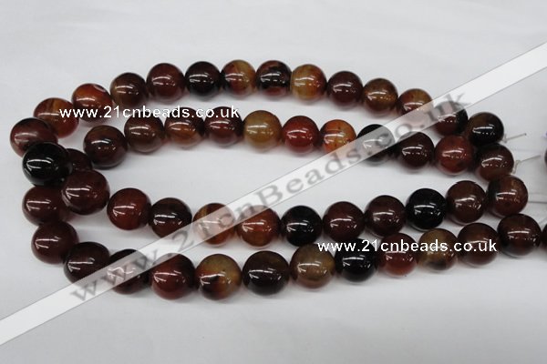 CRO436 15.5 inches 16mm round agate gemstone beads wholesale