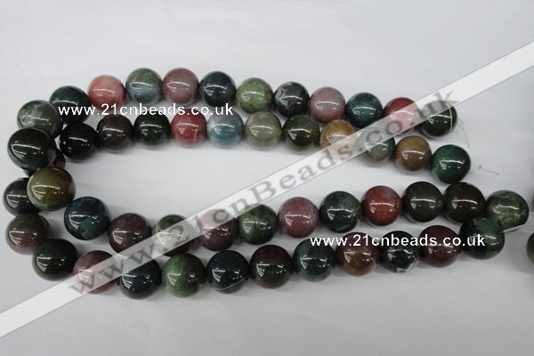 CRO438 15.5 inches 16mm round Indian agate beads wholesale