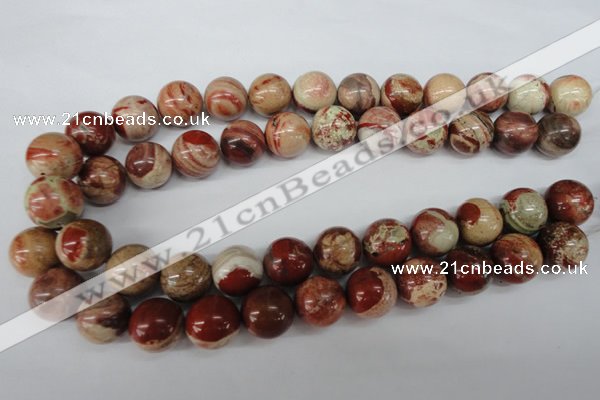 CRO449 15.5 inches 16mm round rainrow stone beads wholesale