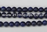 CRO46 15.5 inches 6mm round dyed lapis lazuli beads wholesale