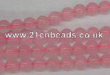 CRO48 15.5 inches 6mm round rose quartz beads wholesale