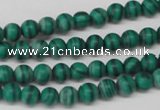 CRO52 15.5 inches 6mm round synthetic malachite beads wholesale