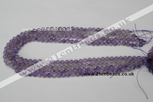 CRO53 15.5 inches 6mm round amethyst gemstone beads wholesale