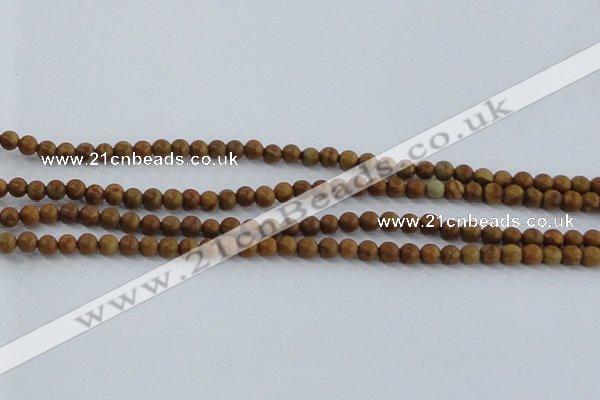 CRO551 15.5 inches 4mm round grain stone beads wholesale