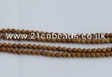 CRO552 15.5 inches 6mm round grain stone beads wholesale