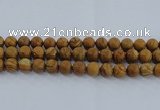 CRO555 15.5 inches 12mm round grain stone beads wholesale