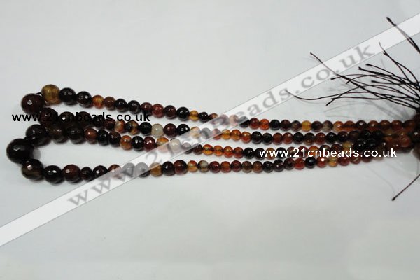 CRO701 15.5 inches 6mm – 14mm faceted round dream agate beads