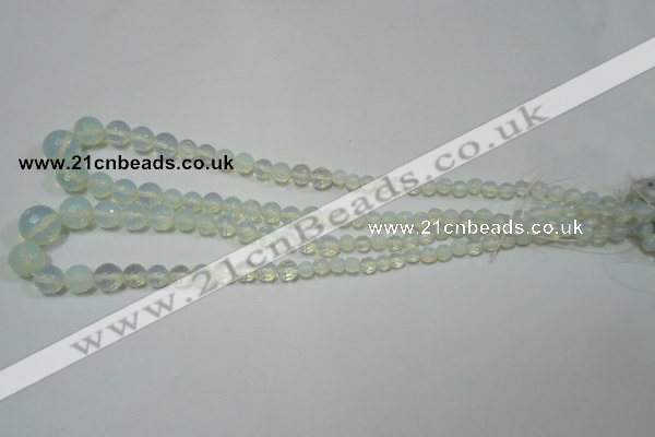 CRO744 15.5 inches 6mm – 14mm faceted round opal beads