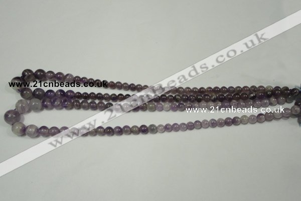 CRO755 15.5 inches 6mm – 14mm round amethyst beads wholesale