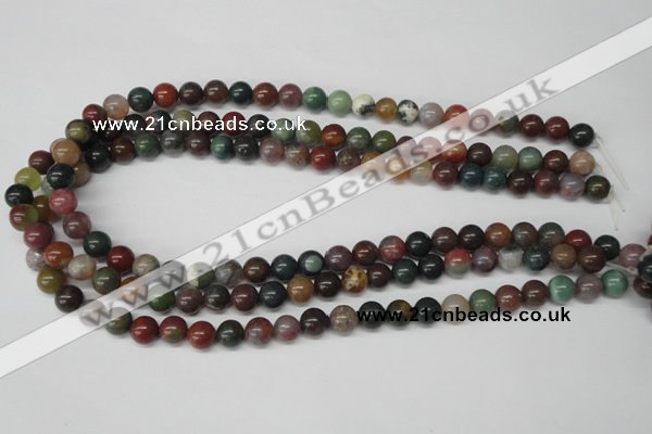 CRO82 15.5 inches 8mm round Indian agate gemstone beads wholesale