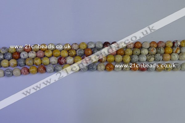 CRO861 15.5 inches 6mm round sky eye stone beads wholesale