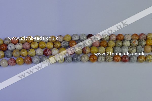 CRO862 15.5 inches 8mm round sky eye stone beads wholesale