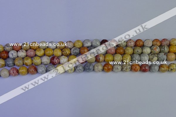 CRO862 15.5 inches 8mm round sky eye stone beads wholesale