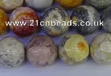 CRO864 15.5 inches 12mm round sky eye stone beads wholesale