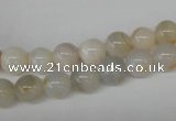 CRO88 15.5 inches 8mm round agate gemstone beads wholesale