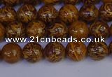 CRO881 15.5 inches 6mm round elephant blood stone beads